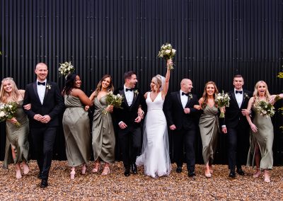 Cripps Barn bridesmaids and groomsmen